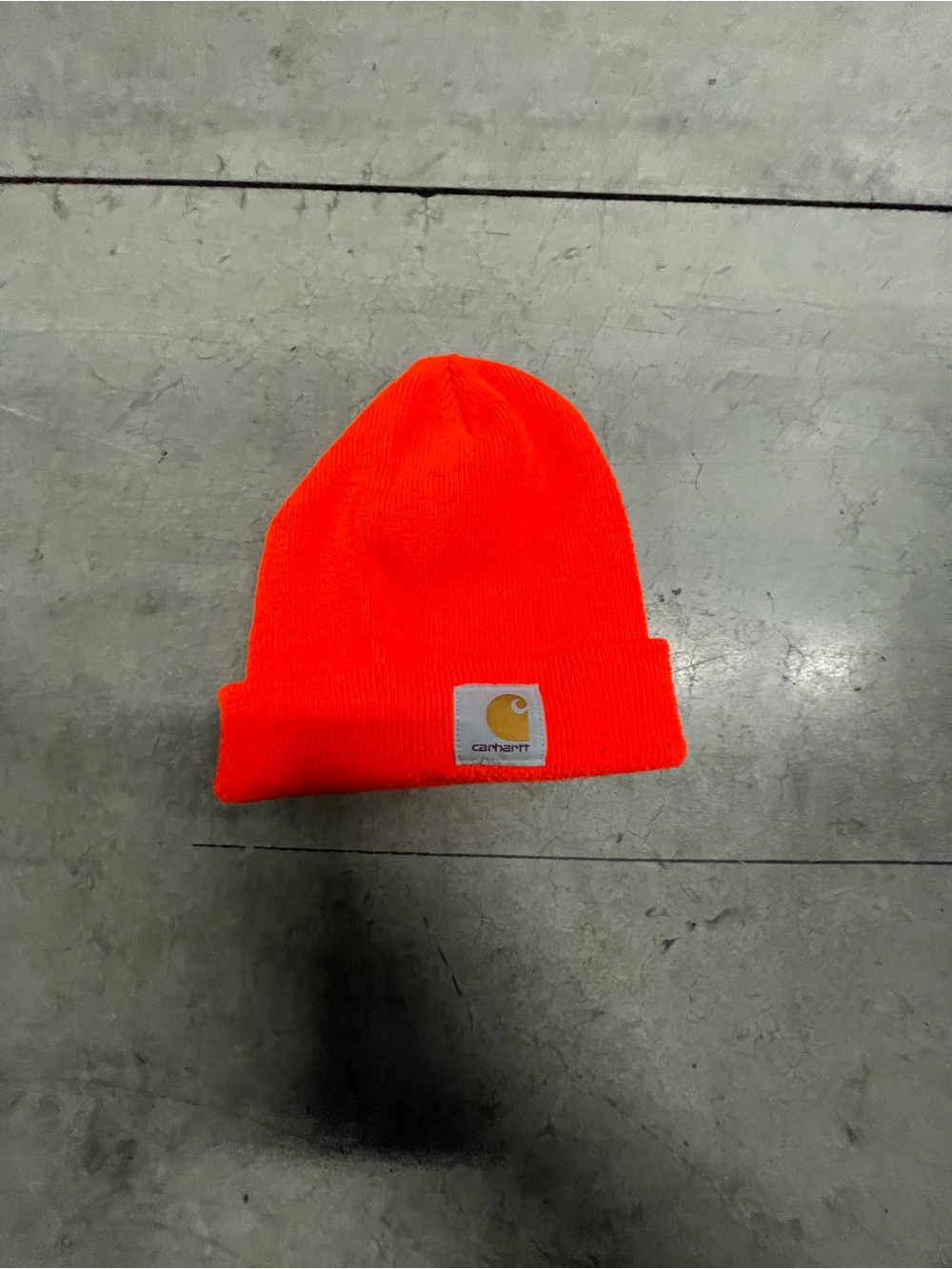 Carhartt Men’s Cuffed Beanie - Neon Orange
